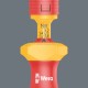 Набор насадок с динамометрической отвёрткой-битодержателем WERA Kraftform Kompakt VDE 15 Torque 1,2-3,0 Нм extra slim 1 Tool Finder 15 предметов WE-006605