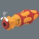 Набор насадок с отвёрткой-битодержателем WERA Kraftform Kompakt VDE 17 RA 1 Tool Finder c трещоткой, 17 предметов WE-006618