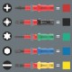 Набор насадок с отвёрткой-битодержателем WERA Kraftform Kompakt VDE 17 RA 1 Tool Finder c трещоткой, 17 предметов WE-006618