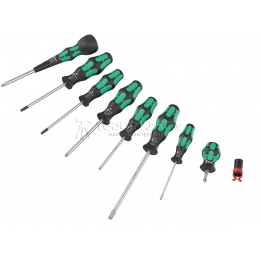 Набор отверток WERA 9528 Kraftform Ball-Grip Set 2, 9 предметов WE-134029