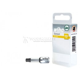 Бита Diamond torsion T20x25 в пластиковой коробке Wiha 22127