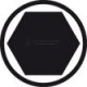 Бита Standart HEX форма С 8 Wiha 01762