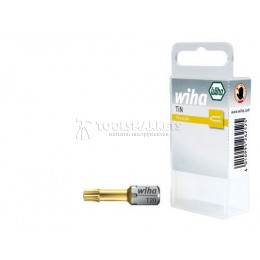 Бита TiN Torsion T20х25,в пластиковой коробке 2 предмета Wiha 34749