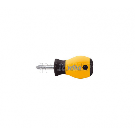Отвертка SoftFinish ESD Pozidriv 313ESD PZ1 x 25 укороченная Wiha 32156
