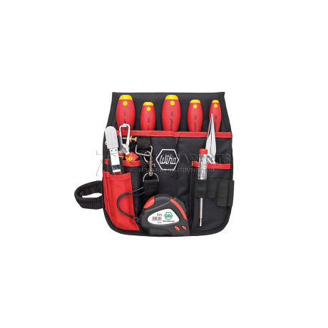 Профессиональный набор инструментов для электриков в поясной сумке 9300-012, 10 предметов Wiha 33153