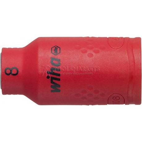 Торцевая головка с внутренним шестигранником, изолированная внешний шестигранник 3/8" 14 мм серия 7207NS WIHA WH-43070