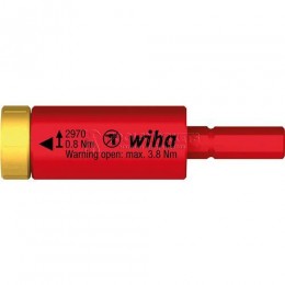 Динамометрический переходник easyTorque electric для slimBits и держателя slimVario® в блистерной упаковке 2,0 Nm серия 2970 WIHA WH-41342