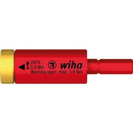 Динамометрический переходник easyTorque electric для slimBits и держателя slimVario® в блистерной упаковке 2,0 Nm серия 2970 WIHA WH-41342