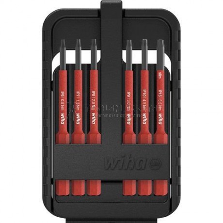 Набор бит slimBit electric TORX PLUS®, 6 предметов в коробке slimBit серия 2831 WIHA WH-43155