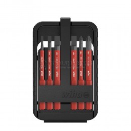 Набор бит slimBit electric Шлиц, Pozidriv, 6 предметов в slimBit-коробке серия 2831 WIHA WH-43157