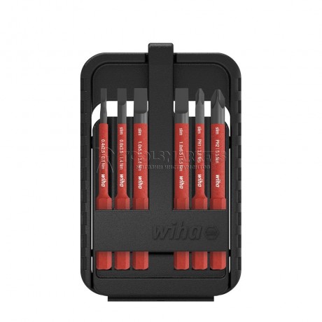 Набор бит slimBit electric Шлиц, Phillips, 6 предметов в slimBit-коробке серия 2831 WIHA WH-43159 Набор бит slimBit electric Шлиц, Phillips, 6 предметов в slimBit-коробке серия 2831 WIHA WH-43159