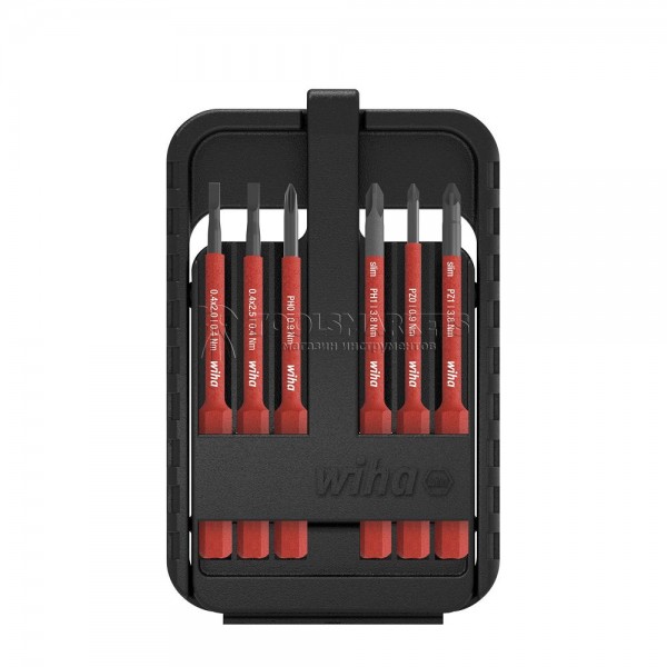 Набор бит slimBit electric Шлиц, Phillips, Pozidriv, 6 предметов в slimBit- коробке серия 2831 WIHA WH-43160 Набор бит slimBit electric Шлиц, Phillips, Pozidriv, 6 предметов в slimBit- коробке серия 2831 WIHA WH-43160