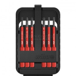 Набор бит slimBit electric смешанная комплектация, 6 предметов, в коробке slimBit-Box серия 2831 WIHA WH-44366