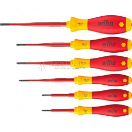 Набор отверток SoftFinish electric slimFix TORX® Tamper Resistant, 6 предметов серия 3251TR WIHA WH-41245