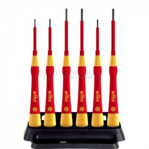 Набор микроотверток PicoFinish® electric Шлиц, Phillips, с держателем, 6 предметов серия 2270P WIHA WH-42989 Набор микроотверток PicoFinish® electric Шлиц, Phillips, с держателем, 6 предметов серия 2270P WIHA WH-42989