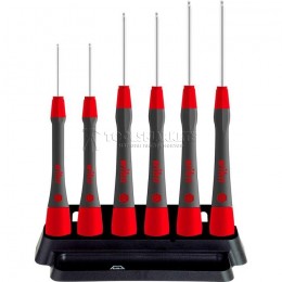 Набор микроотверток PicoFinish® шестигранник со сферической головкой, 6 предметов, с держателем серия 264P WIHA WH-42993