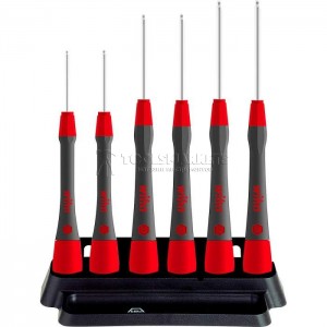 Набор микроотверток PicoFinish® шестигранник со сферической головкой, 6 предметов, с держателем серия 264P WIHA WH-42993 Набор микроотверток PicoFinish® шестигранник со сферической головкой, 6 предметов, с держателем серия 264P WIHA WH-42993