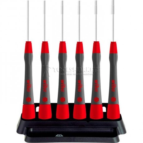 Набор микроотверток PicoFinish® Торцевой ключ с шестигранником, 6 предметов, с держателем серия 265P WIHA WH-42994 Набор микроотверток PicoFinish® Торцевой ключ с шестигранником, 6 предметов, с держателем серия 265P WIHA WH-42994