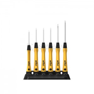 Набор микроотверток PicoFinish ESD TORX®, с держателем, 6 предметов серия 277P WIHA WH-43708 Набор микроотверток PicoFinish ESD TORX®, с держателем, 6 предметов серия 277P WIHA WH-43708