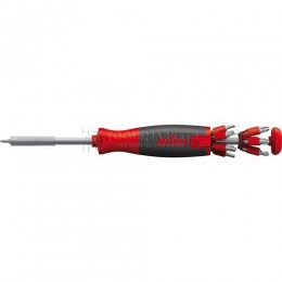 Отвертка с магазином бит LiftUp 26one смешанная комплектация с 13 двойными битами в блистерной упаковке серия 380304 WIHA WH-43895