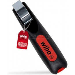 Заказать Инструмент с поворотным резцом для снятия ПВХ облочки круглых кабелей диаметром 4-28 мм серия Z 72 0 06 WIHA WH-44240 отпроизводителя WIHA