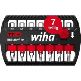 Набор бит BitBuddy 49 HEX, 7 предметов, 1/4", в коробке серия 7946 WIHA WH-42117