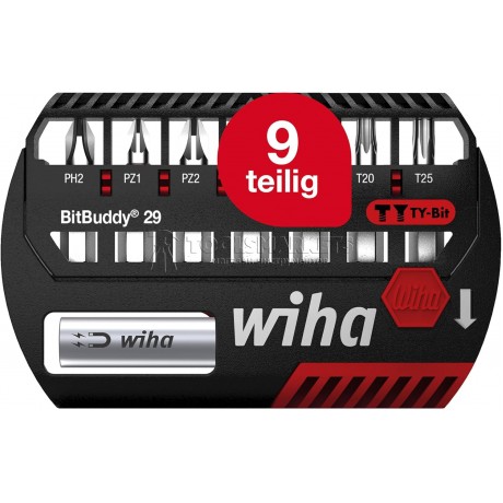 Набор бит BitBuddy®, биты TY 29 мм смешанный, 8 предметов, 1/4" серия 7945TY WIHA WH-42137 Набор бит BitBuddy®, биты TY 29 мм смешанный, 8 предметов, 1/4" серия 7945TY WIHA WH-42137