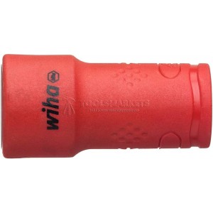 Торцевая головка с внутренним шестигранником, изолированная внешний шестигранник 3/8" 17 мм серия 7207NS WIHA WH-43072