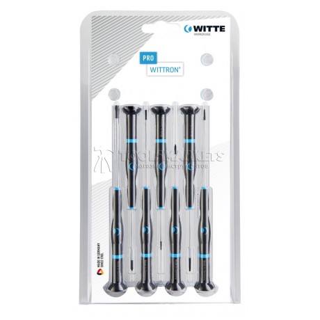 Набор прецизионных отверток WITTRON для торцевых ключей, 7 предметов в блистере WITTE 89345