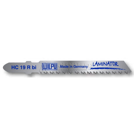 Пилка по ламинату HC 19 R biх25штук/упаковка для ламината, паркета WILPU 0210400025