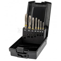 Набор метчиков машинных YELLOW RING HSS-E, DIN 371/376, Тип B, 7 пр., M3 -M12 Набор метчиков машинных YELLOW RING HSS-E, DIN 371/376, Тип B, 7 пр., M3 -M12