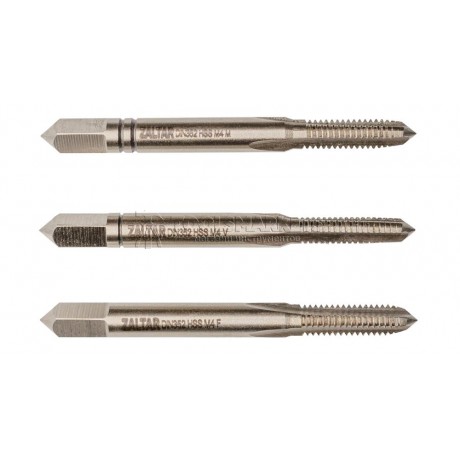Набор метчиков ручных HSS DIN 352, 3 пр., Nr.1/Nr.2/Nr.3, M4 x 0.7 Набор метчиков ручных HSS DIN 352, 3 пр., Nr.1/Nr.2/Nr.3, M4 x 0.7