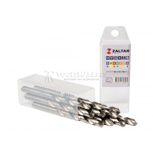 Комплект свёрл по металлу индустриальных, 10 шт, DIN 338, HSS-G, Тип N, 5xD, Ø8.50 мм ZALTAR ZA-73085-S10