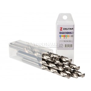 Комплект свёрл по металлу индустриальных, 10 шт, DIN 338, HSS-G, Тип N, 5xD, Ø10.20 мм ZALTAR ZA-73102-S10