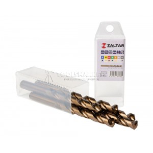 Комплект свёрл по металлу индустриальных, 5 шт, DIN 338, HSS-E Co5, Тип VA, 5xD, Ø11.00 мм ZALTAR ZA-74110-S5