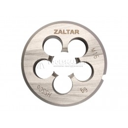 Плашка круглая резьбонарезная HSS-E, DIN 223 B (DIN EN 22568), M16 x 2.0, 45 x 18 ZALTAR ZA-03809